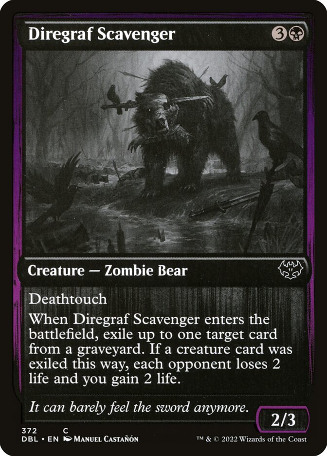 MTG Card Title: Diregraf Scavenger DBL/372