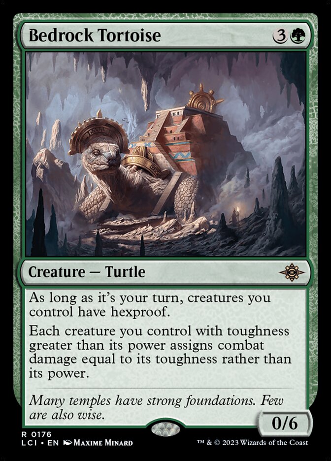 MTG Card Title: Bedrock Tortoise LCI/176