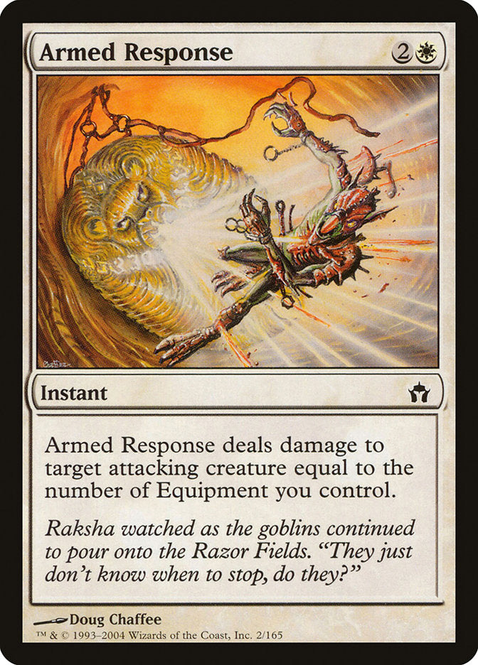 MTG Card Title: Armed Response 5DN/2