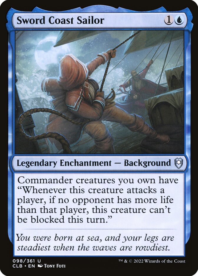 MTG Card Title: Sword Coast Sailor CLB/98