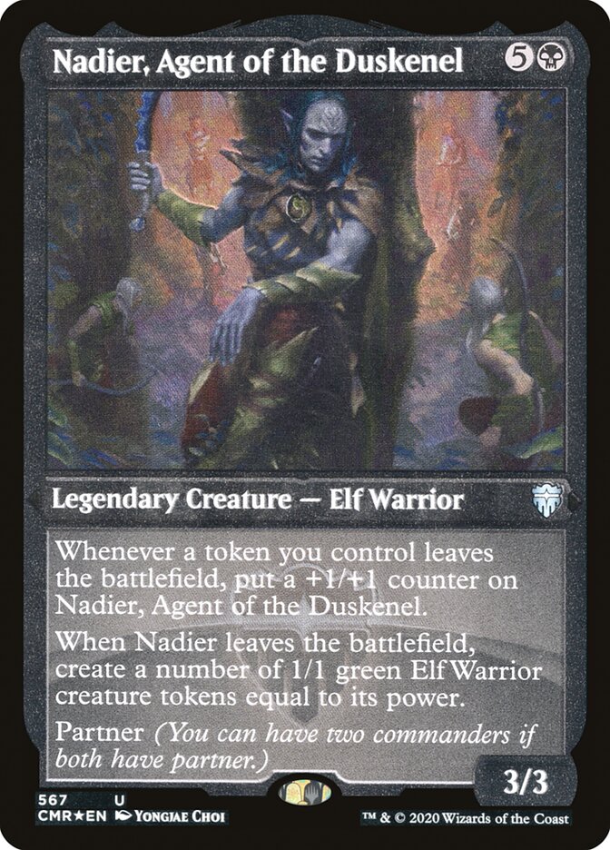 MTG Card Title: Nadier, Agent of the Duskenel CMR/567