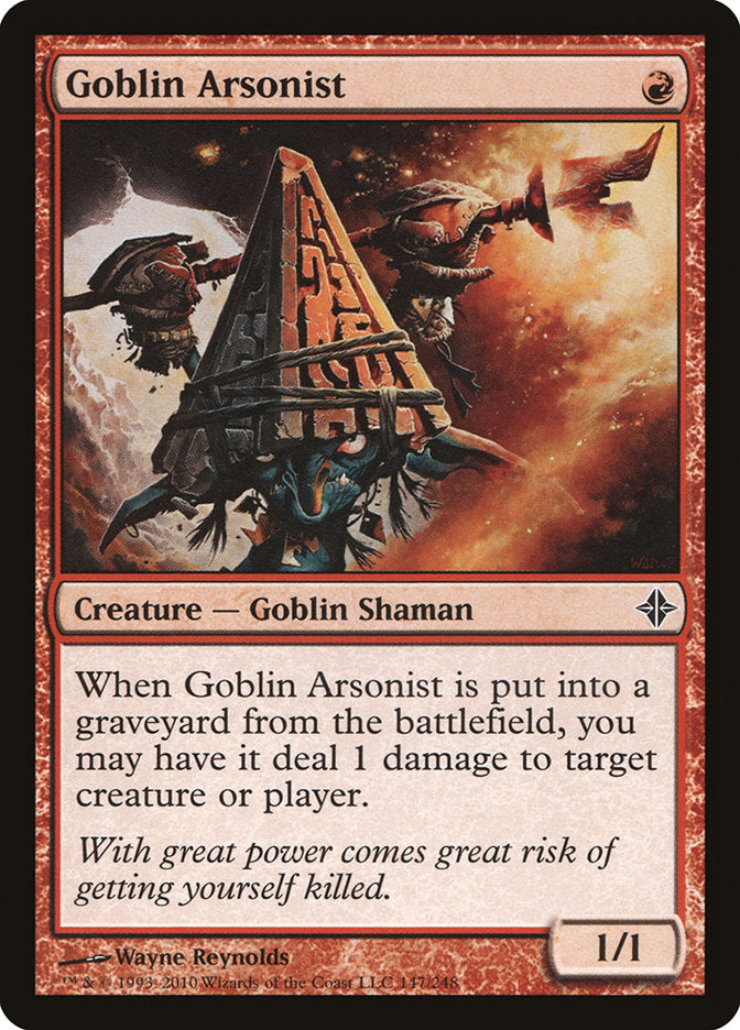 MTG Card Title: Goblin Arsonist ROE/147