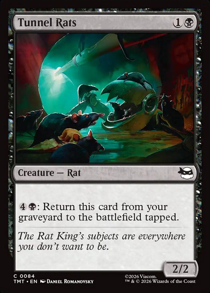 MTG Card Title: Tunnel Rats TMT/84
