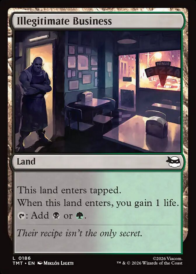 MTG Card Title: Illegitimate Business TMT/186