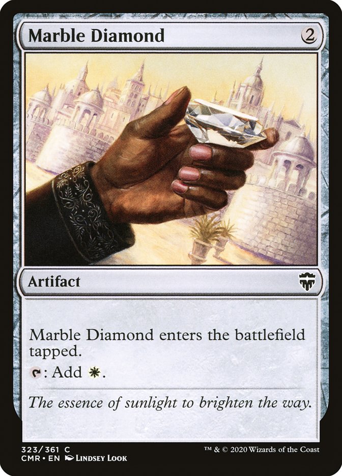 MTG Card Title: Marble Diamond CMR/323