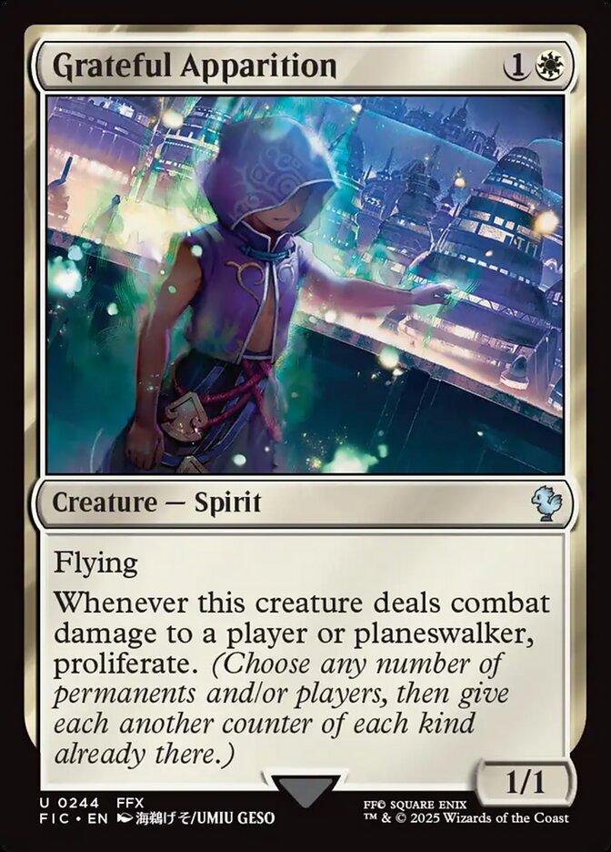 MTG Card Title: Grateful Apparition FIC/244