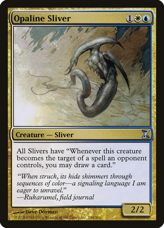MTG Card Title: Opaline Sliver TSP/244