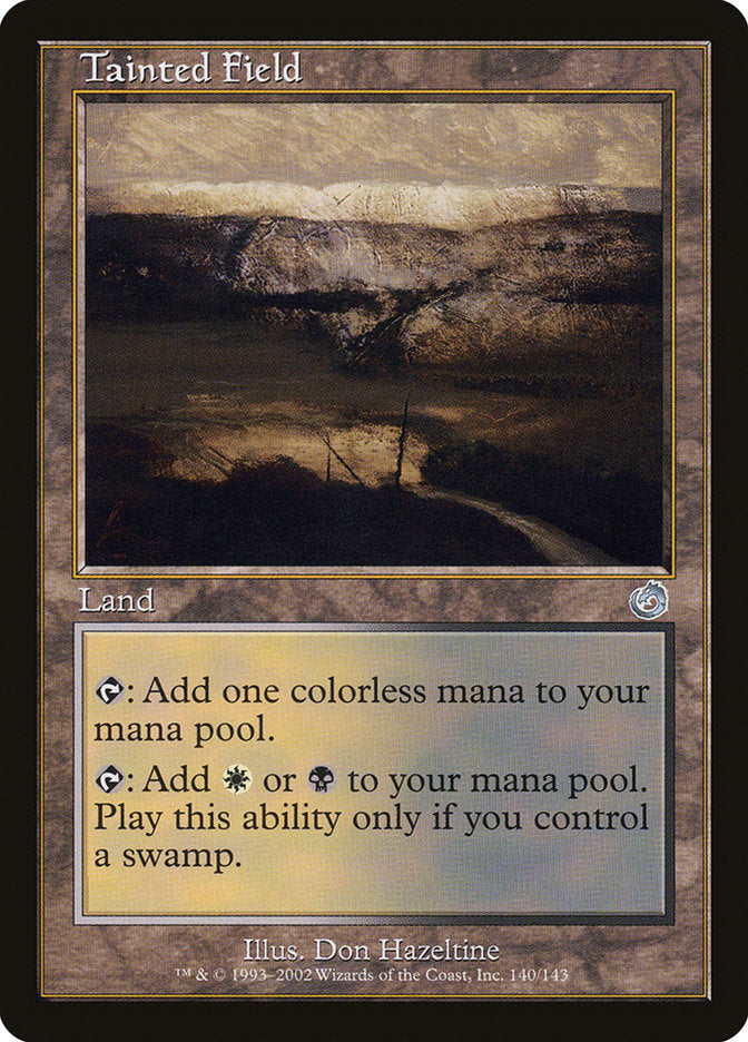 MTG Card Title: Tainted Field TOR/140