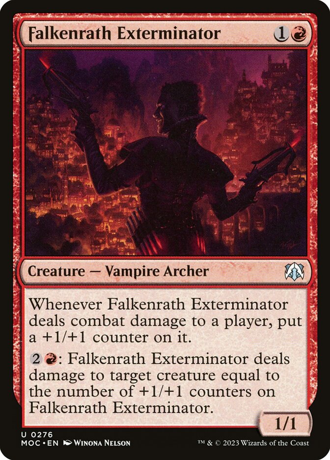 MTG Card Title: Falkenrath Exterminator MOC/276