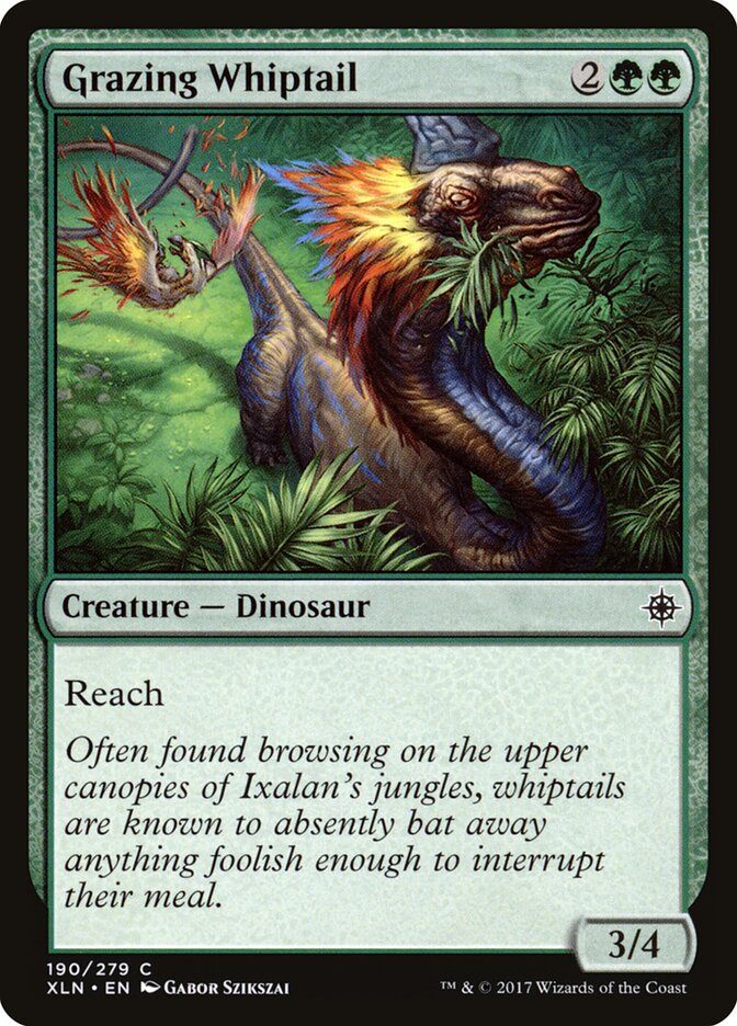 MTG Card Title: Grazing Whiptail XLN/190