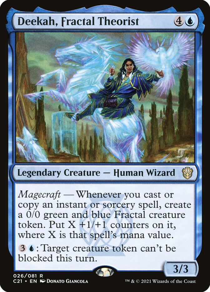 MTG Card Title: Deekah, Fractal Theorist C21/26