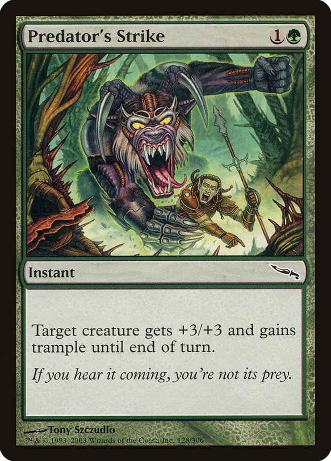 MTG Card Title: Predator's Strike MRD/128