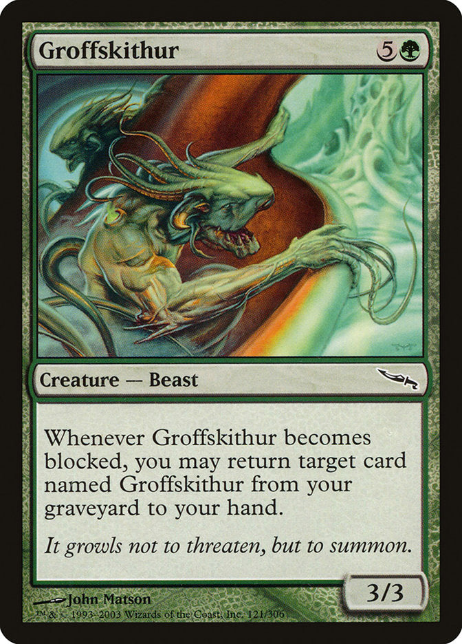 MTG Card Title: Groffskithur MRD/121