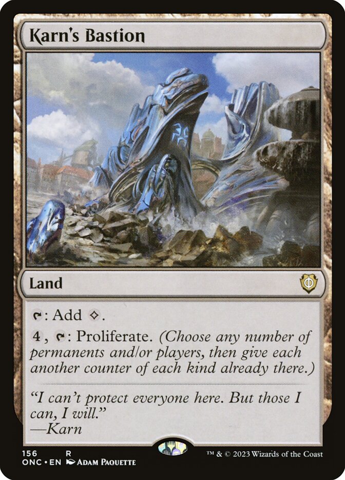 MTG Card Title: Karn's Bastion ONC/156