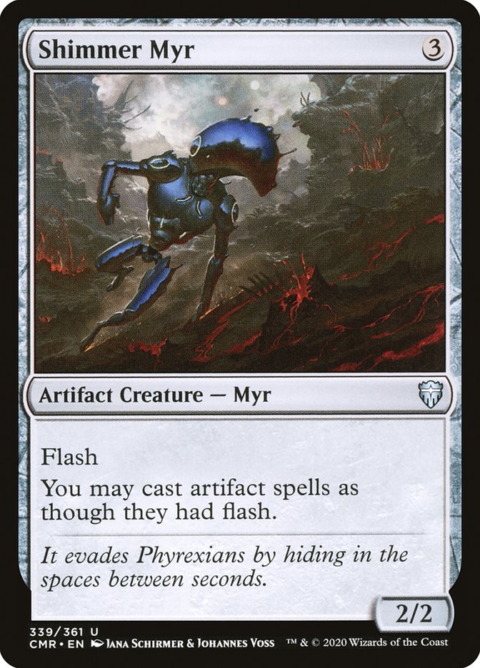 MTG Card Title: Shimmer Myr CMR/339