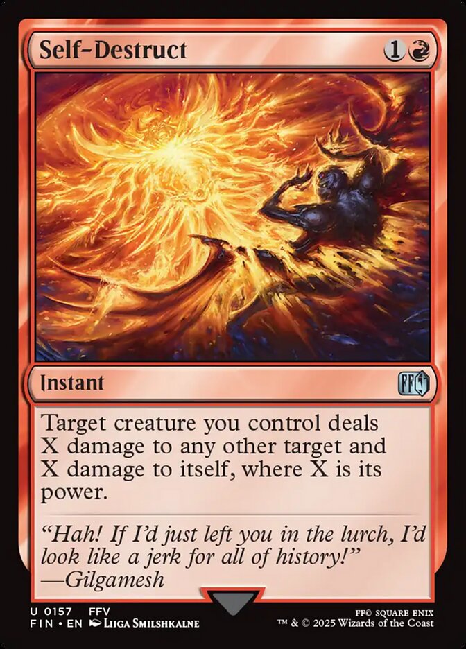 MTG Card Title: Self-Destruct FIN/157