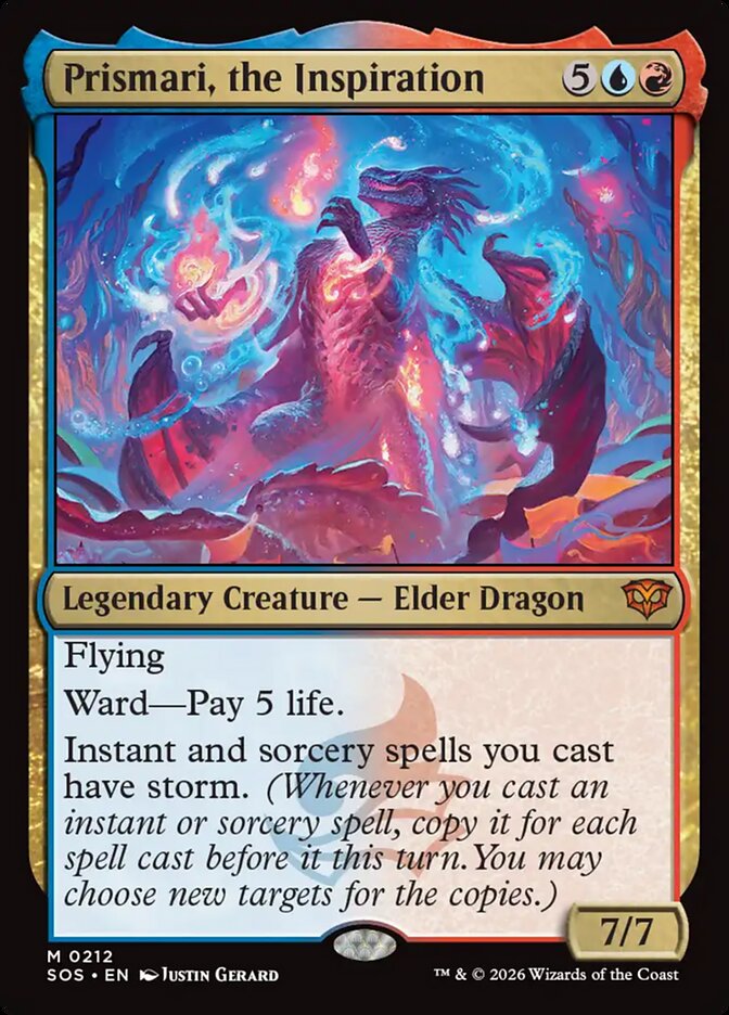 MTG Card Title: Prismari, the Inspiration SOS/212