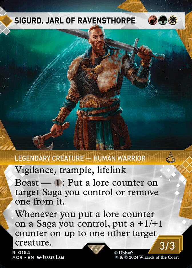 MTG Card Title: Sigurd, Jarl of Ravensthorpe ACR/154
