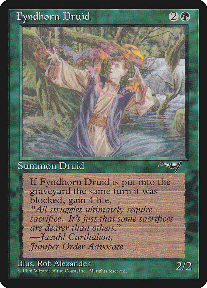 MTG Card Title: Fyndhorn Druid ALL/90a