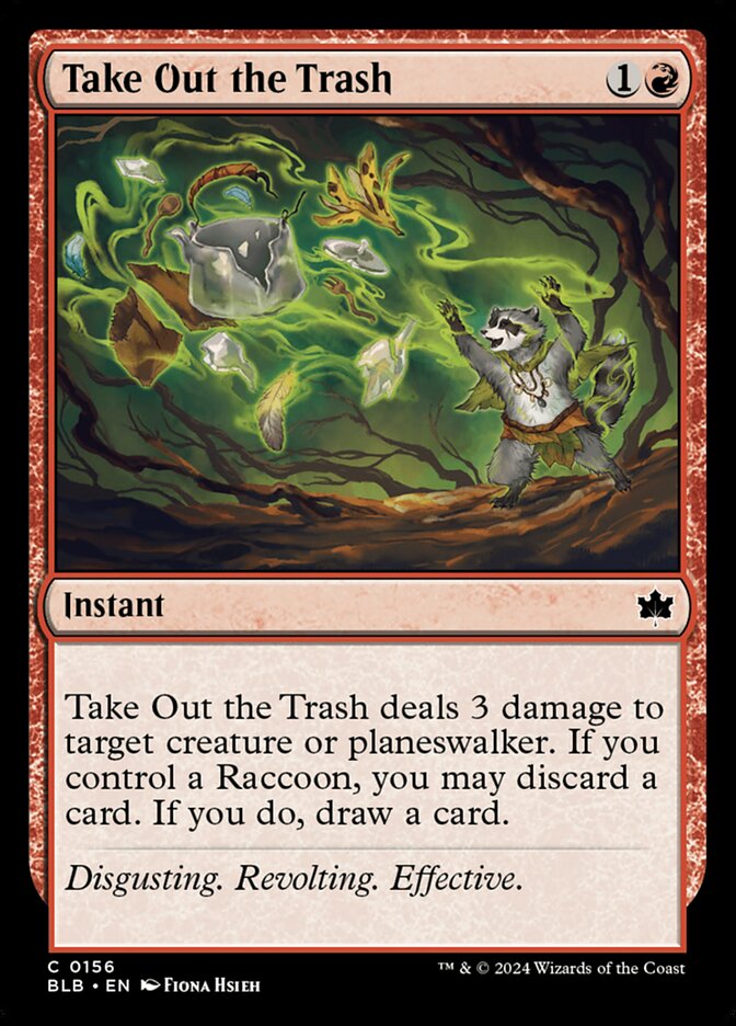MTG Card Title: Take Out the Trash BLB/156