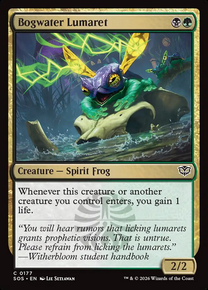 MTG Card Title: Bogwater Lumaret SOS/177