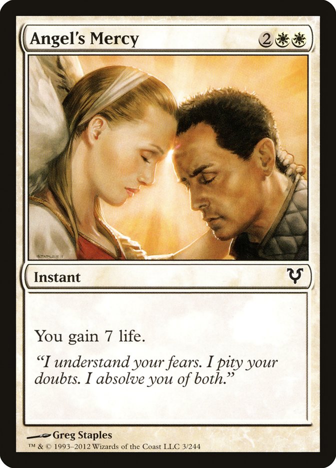 MTG Card Title: Angel's Mercy AVR/3