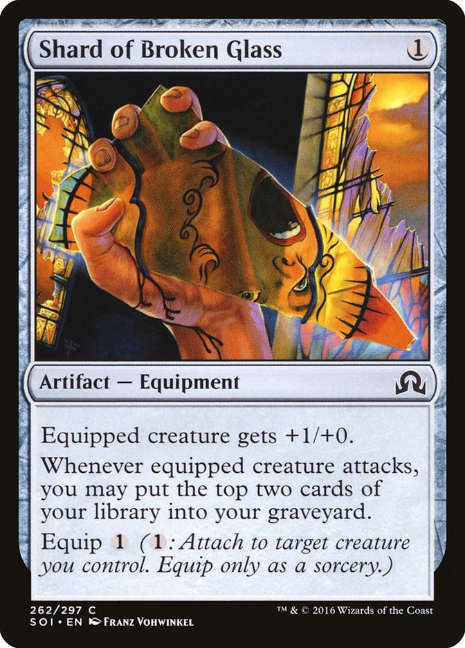 MTG Card Title: Shard of Broken Glass SOI/262
