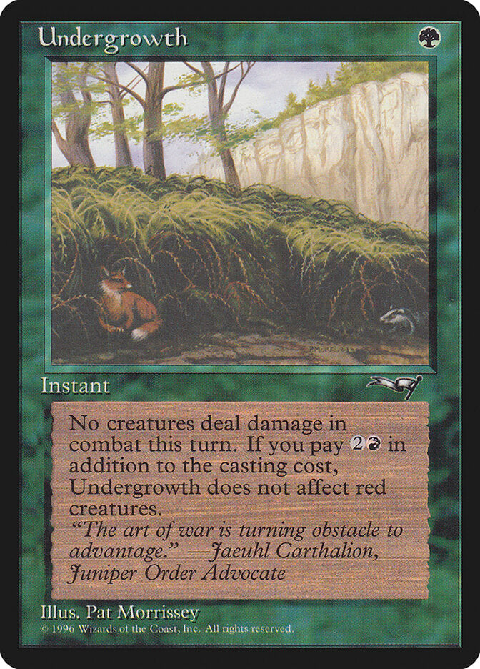 MTG Card Title: Undergrowth ALL/102b