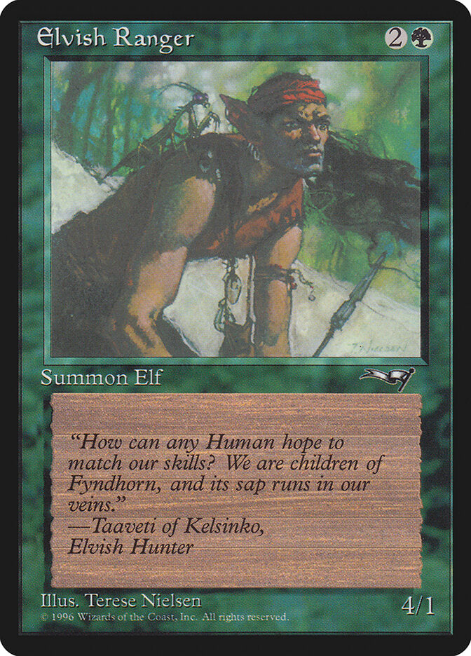 MTG Card Title: Elvish Ranger ALL/88b