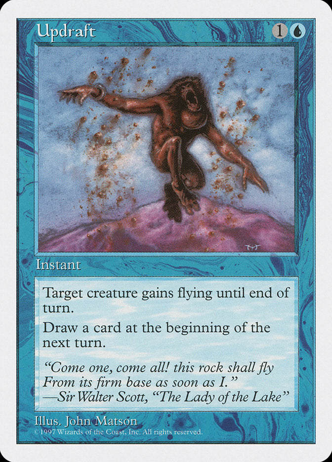MTG Card Title: Updraft 5ED/133