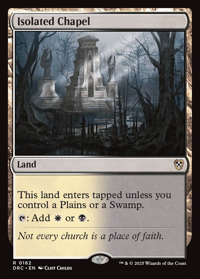 MTG Card Title: Isolated Chapel DRC/162