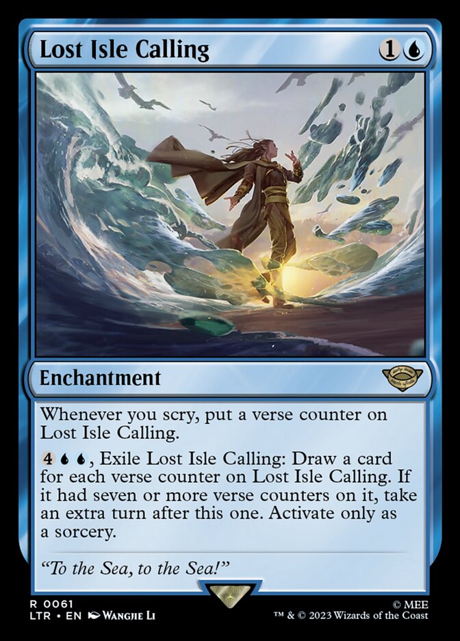 MTG Card Title: Lost Isle Calling LTR/61
