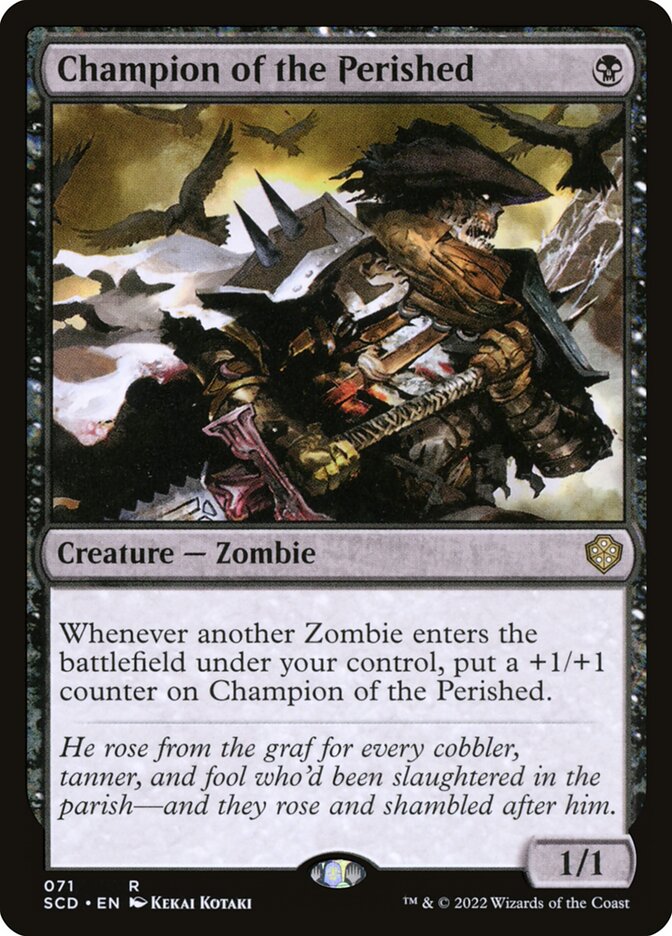 MTG Card Title: Champion of the Perished SCD/71
