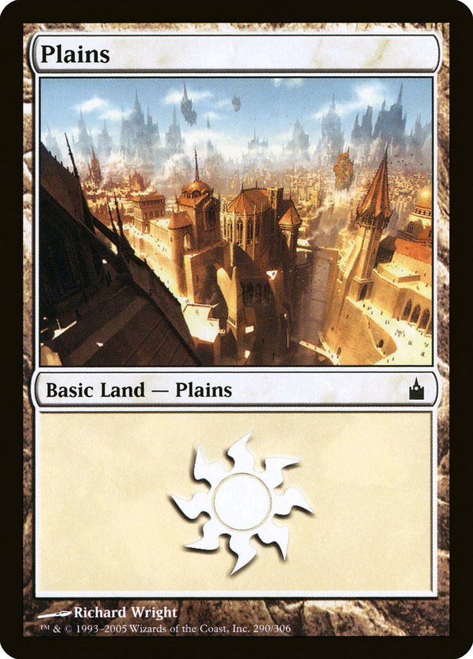 MTG Card Title: Plains RAV/290