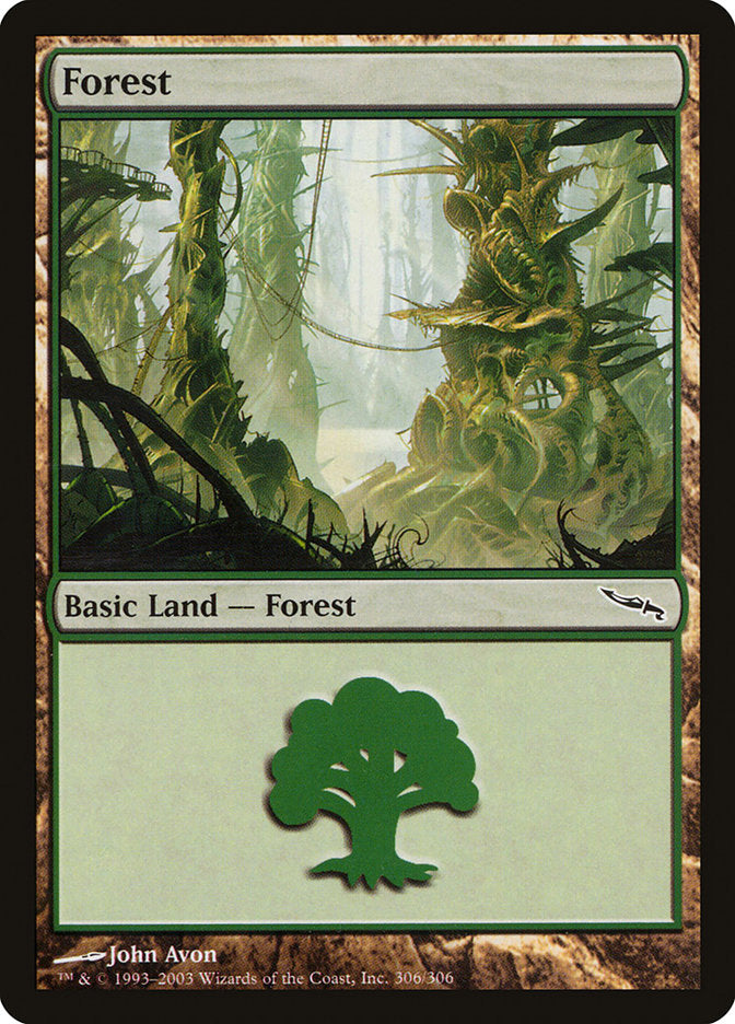 MTG Card Title: Forest MRD/306
