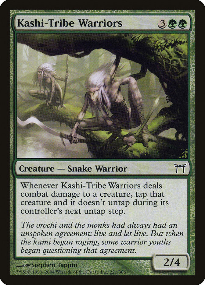 MTG Card Title: Kashi-Tribe Warriors CHK/221