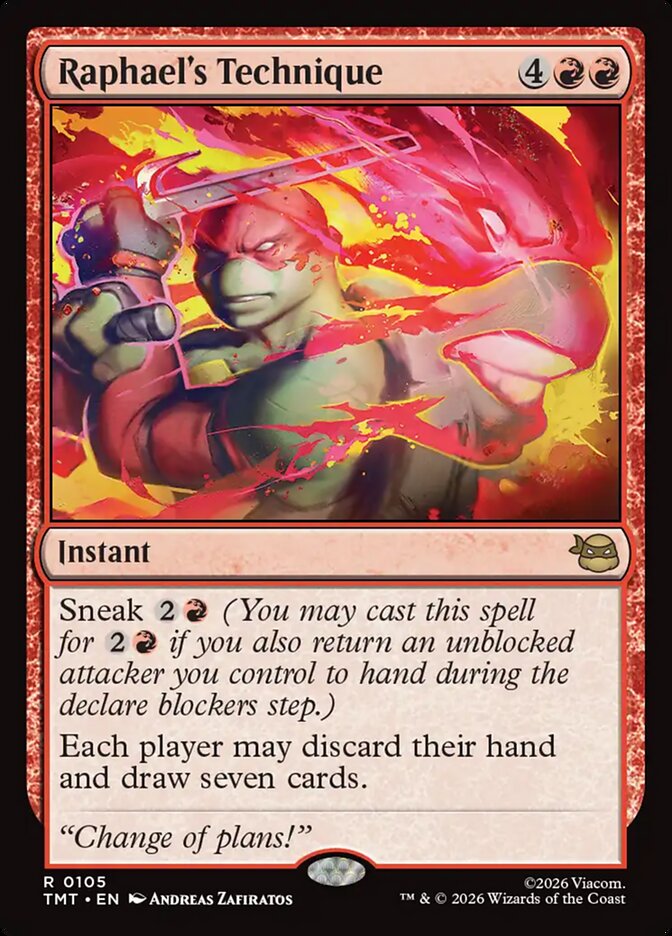 MTG Card Title: Raphael's Technique TMT/105