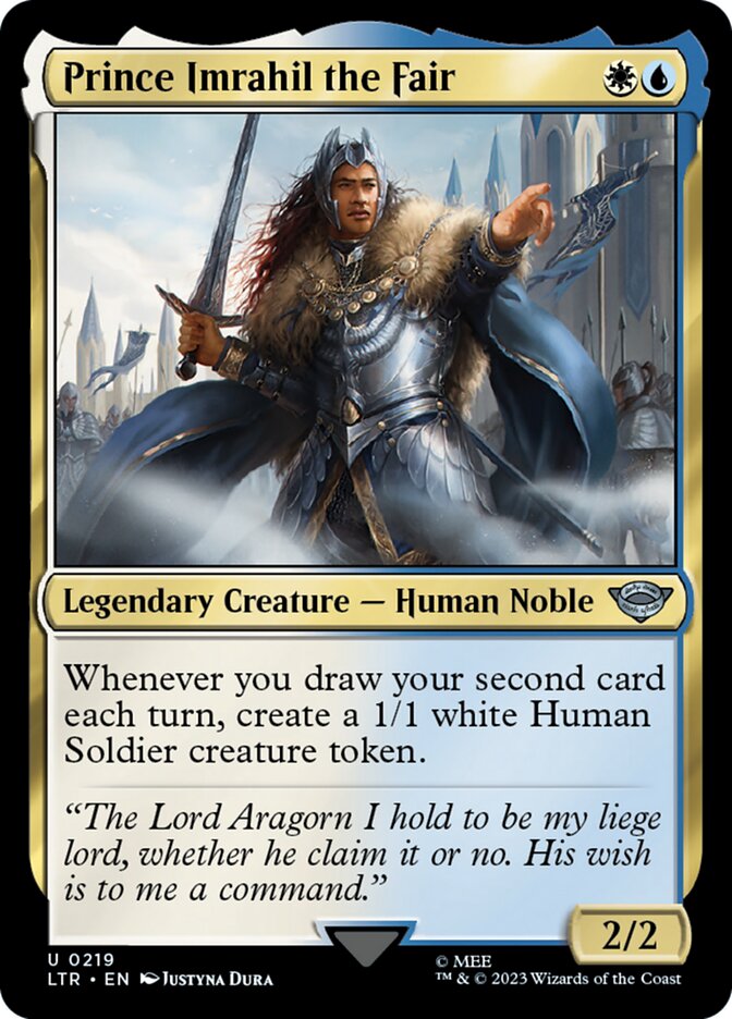 MTG Card Title: Prince Imrahil the Fair LTR/219