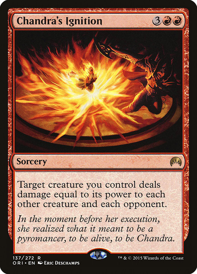 MTG Card Title: Chandra's Ignition ORI/137