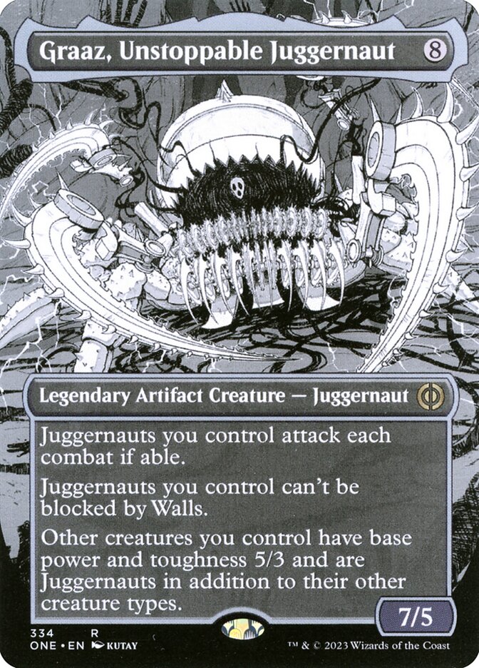MTG Card Title: Graaz, Unstoppable Juggernaut ONE/334