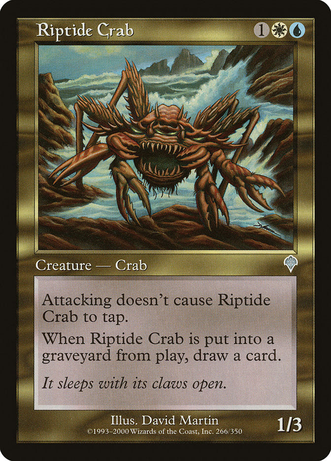 MTG Card Title: Riptide Crab INV/266