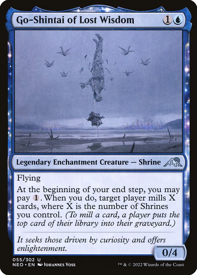 MTG Card Title: Go-Shintai of Lost Wisdom NEO/55