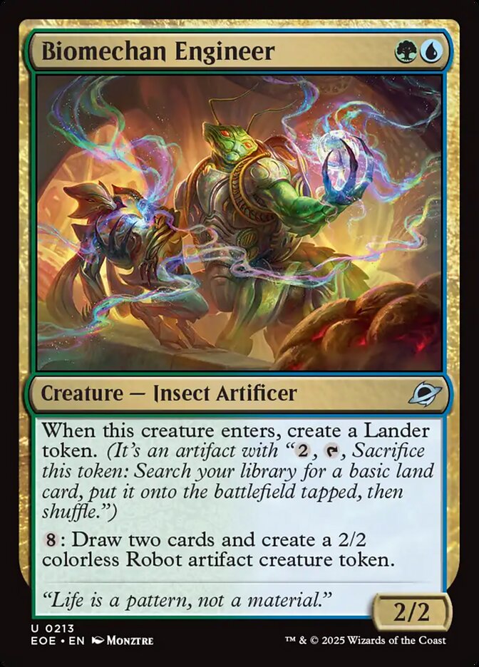MTG Card Title: Biomechan Engineer EOE/213