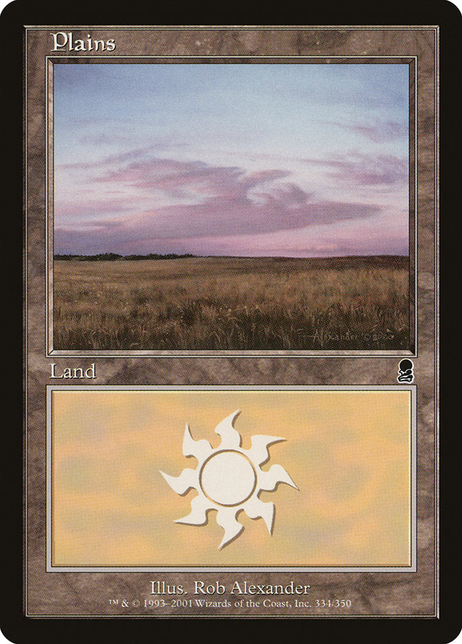 MTG Card Title: Plains ODY/334
