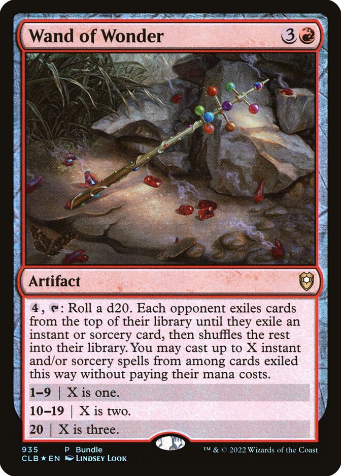 MTG Card Title: Wand of Wonder CLB/935