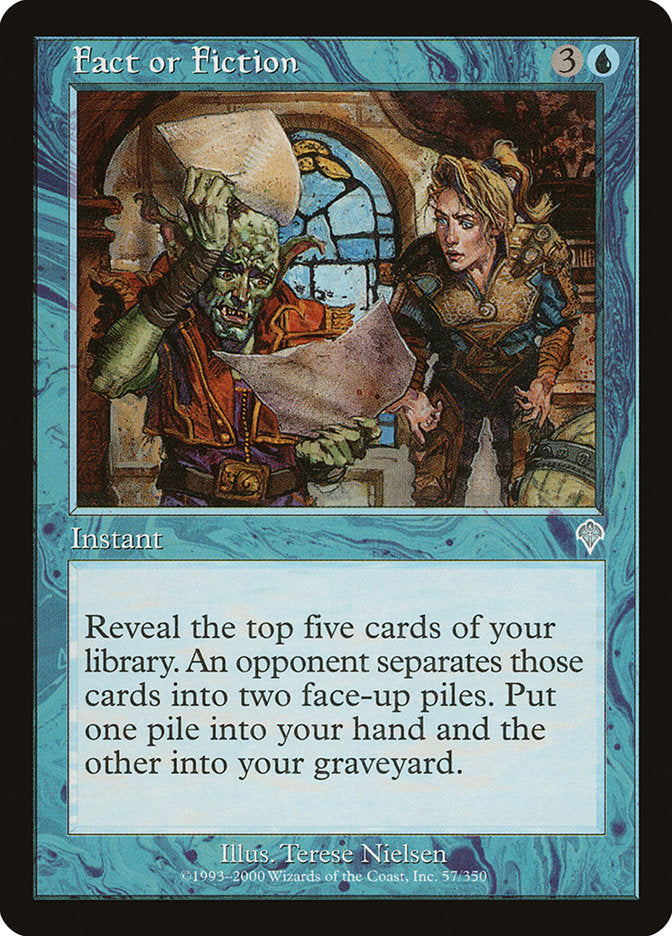 MTG Card Title: Fact or Fiction INV/57