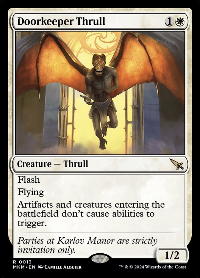 MTG Card Title: Doorkeeper Thrull MKM/13