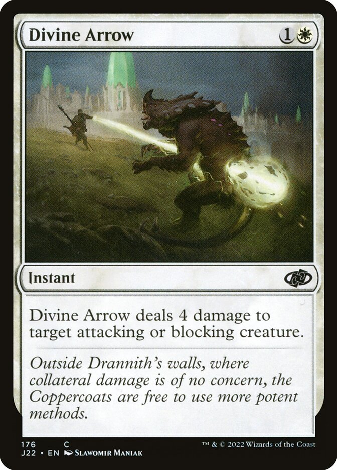MTG Card Title: Divine Arrow J22/176