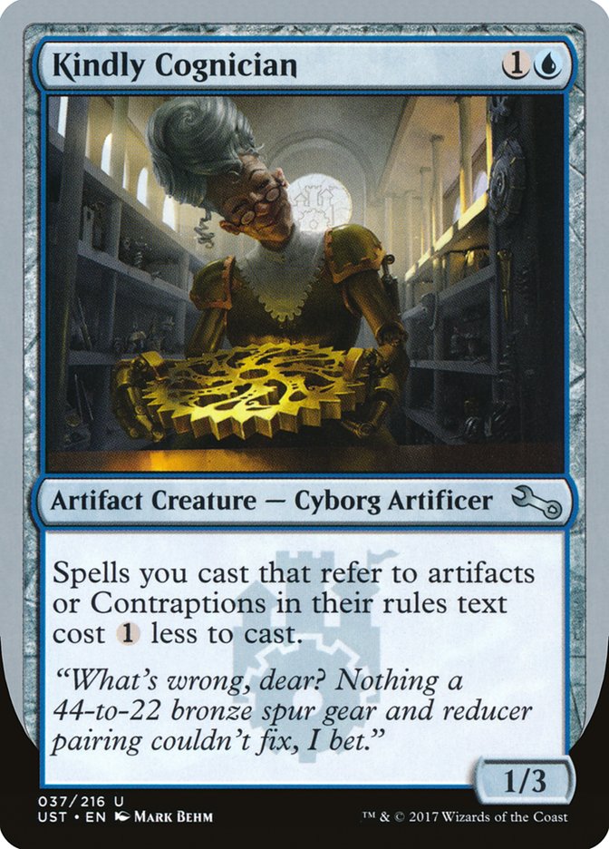 MTG Card Title: Kindly Cognician UST/37