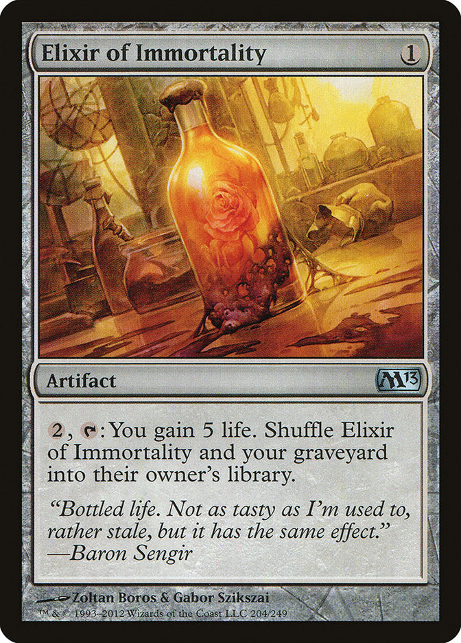 MTG Card Title: Elixir of Immortality M13/204